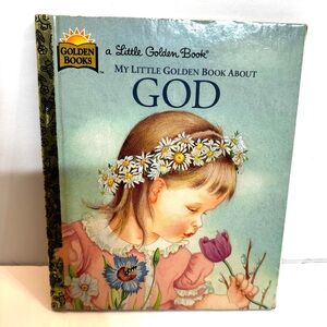 Vintage “My Little Golden Book About God” Children’s Hardcover Book